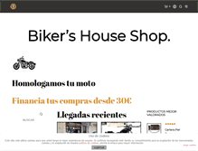 Tablet Screenshot of bikershouse.es